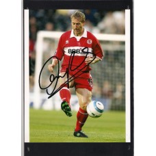 Signed photo of Ray Parlour the Middlesbrough footballer.